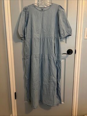 Old Navy Light Denim Blue Dress